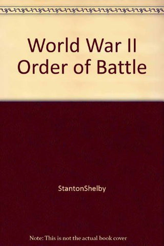 World War II Order of Battle. 1991. Hardcover.-Books-Palm Beach Bookery