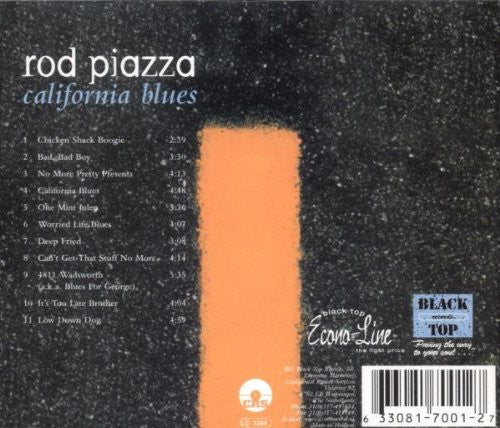 Rod Piazza - California Blues-CDs-Palm Beach Bookery
