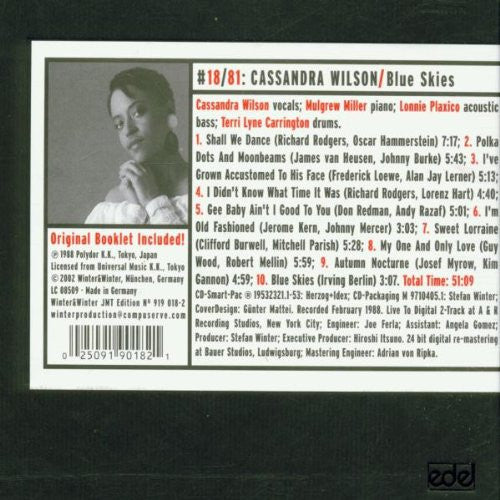Cassandra Wilson - Blue Skies-CDs-Palm Beach Bookery