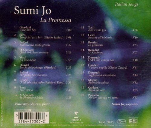 Sumi Jo - La Promessa: Italian Songs (with Vincenzo Scalera)-Music-Palm Beach Bookery