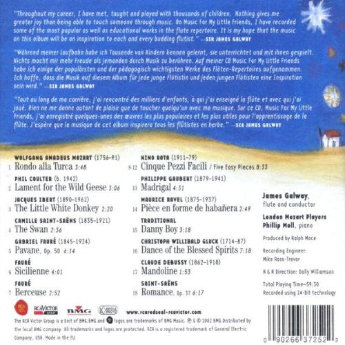 James Galway - Music for My Little Friends-CDs-Palm Beach Bookery