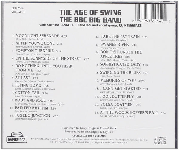 Various Artists - The Age of Swing Volume 4-CDs-Palm Beach Bookery