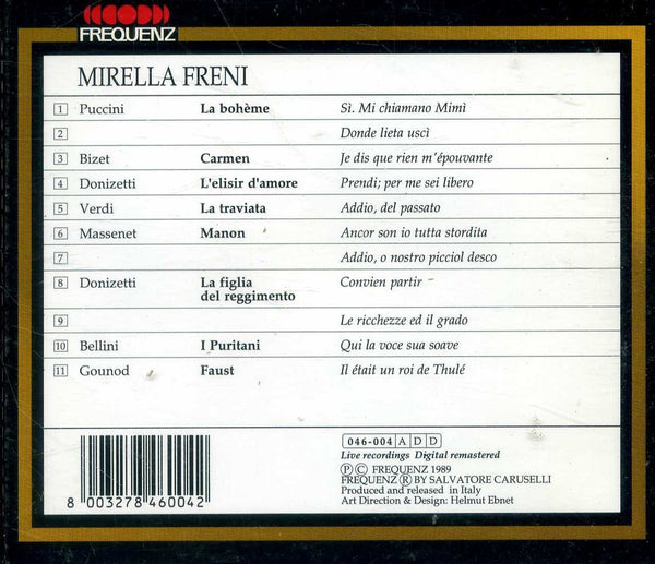 Mirella Freni - Le Grandi Voci:-CDs-Palm Beach Bookery