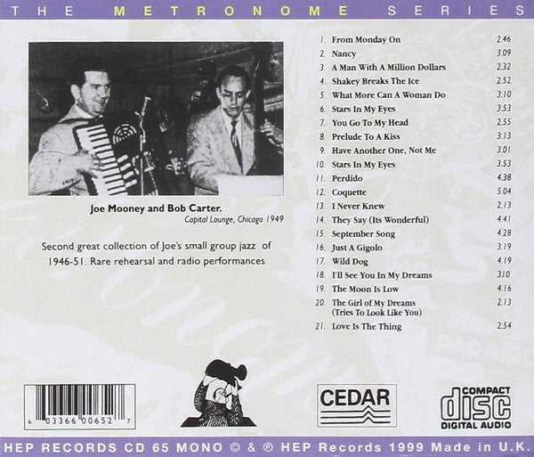 Joe Mooney Quartet - Joe Breaks The Ice-CDs-Palm Beach Bookery