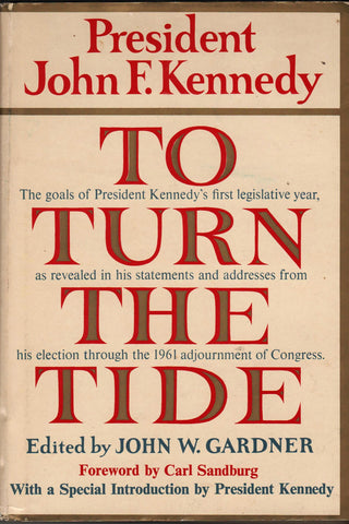 To Turn The Tide By: John F. Kennedy - Edited By John W. Garfner-Book-Palm Beach Bookery