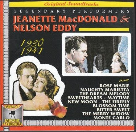 Jeanette MacDonald & Nelson Eddy - Legendary Performers: 1930-1941-CDs-Palm Beach Bookery