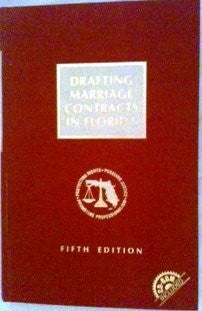Drafting marriage contracts in Florida By: The Florida Bar (Author)-Books-Palm Beach Bookery