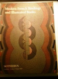 Modern French Bindings & Illustrated Friday 27 1997 Sotheby's-Book-Palm Beach Bookery