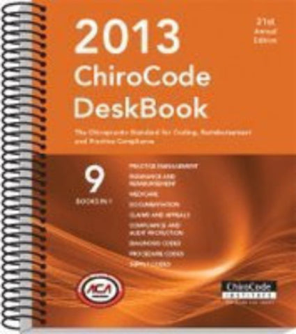 2013 ChiroCode Deskbook - By: Chirocode Institute-Books-Palm Beach Bookery