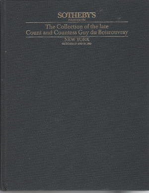 The Collection of the Late Count and Countess Guy du Boisrouvray: Highly Important Works of Art-Book-Palm Beach Bookery