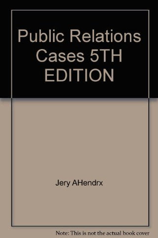 Public Relations Cases, 5th-Book-Palm Beach Bookery