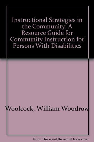 Instructional Strategies in the Community: A Resource Guide for Community Instruction-Book-Palm Beach Bookery