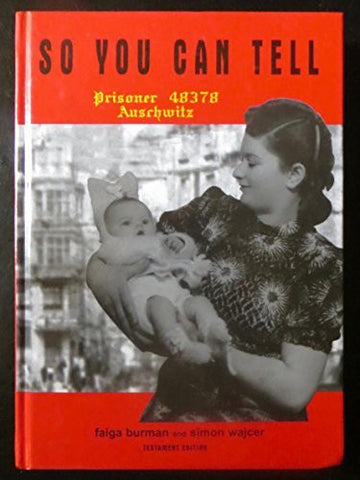 So You Can Tell Prisoner 48378 Auschwitz-Book-Palm Beach Bookery