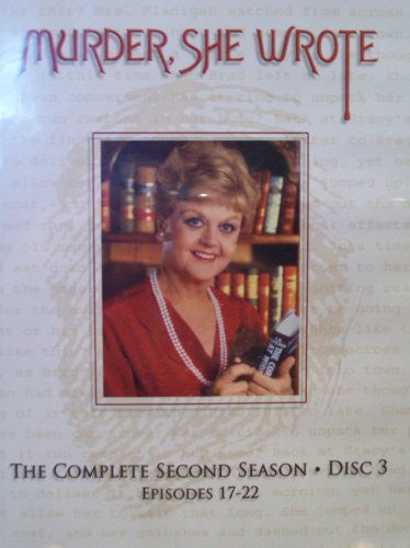 Murder, She Wrote: The Complete Second Season, Disc 3, Episodes 17-22-DVD-Palm Beach Bookery