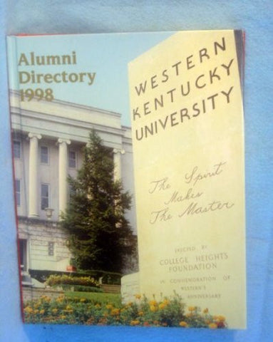 Western Kentucky University Alumni Directory 1998-Books-Palm Beach Bookery