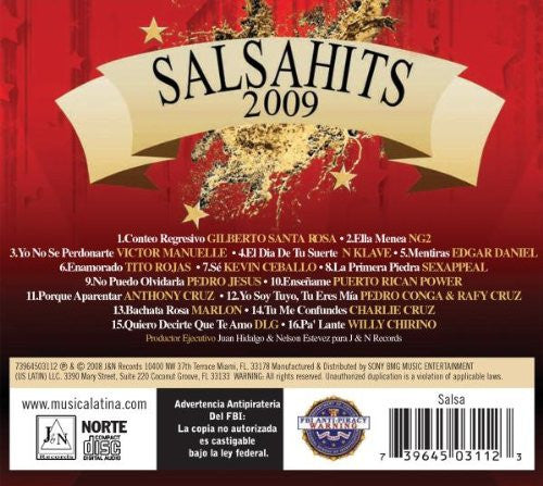 Various Artists - Salsa Hits 2009-CDs-Palm Beach Bookery