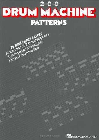 200 Drum Machine Patterns - By: Hal Leonard-Books-Palm Beach Bookery