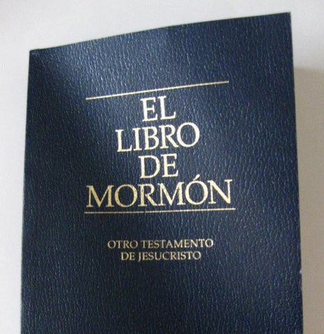 El Libro De Mormon Otro Testamento de Jesus Cristo BLUE PAPERBACK SPANISH EDITION-Book-Palm Beach Bookery