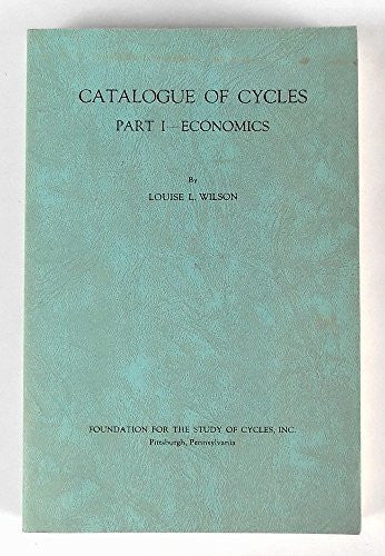 Catalogue of Cycles: Part I - Economics-Book-Palm Beach Bookery