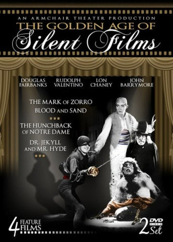 Golden Age of Silent Films (DVD)-DVD-Palm Beach Bookery