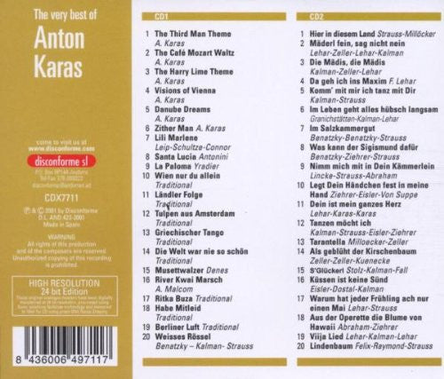 Anton Karas -Very Best Of: 40 Greatest Hits-CDs-Palm Beach Bookery