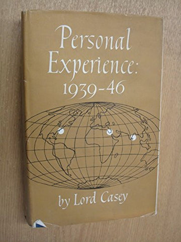 Personal Experience, 1939 - 1946.-Book-Palm Beach Bookery