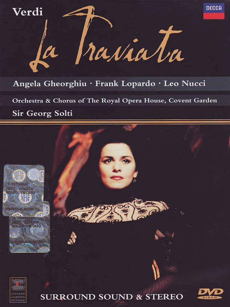 Verdi - La Traviata / Richard Eyre, Solti, Gheorghiu, Lopardo, Nucci, ROH Covent Garden-DVD-Palm Beach Bookery