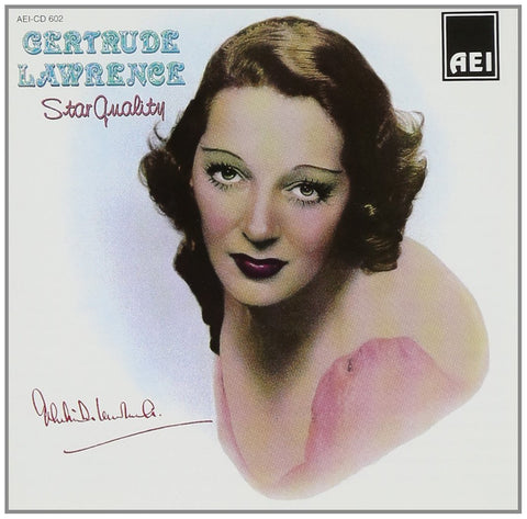 Gertrude Lawrence - Star Quality-CDs-Palm Beach Bookery