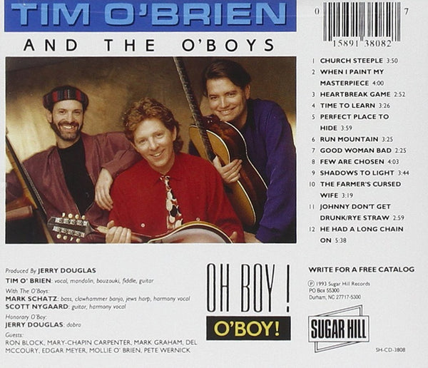 Tim O'Brien & The O'Boys - Oh Boy! O'Boy!-CDs-Palm Beach Bookery