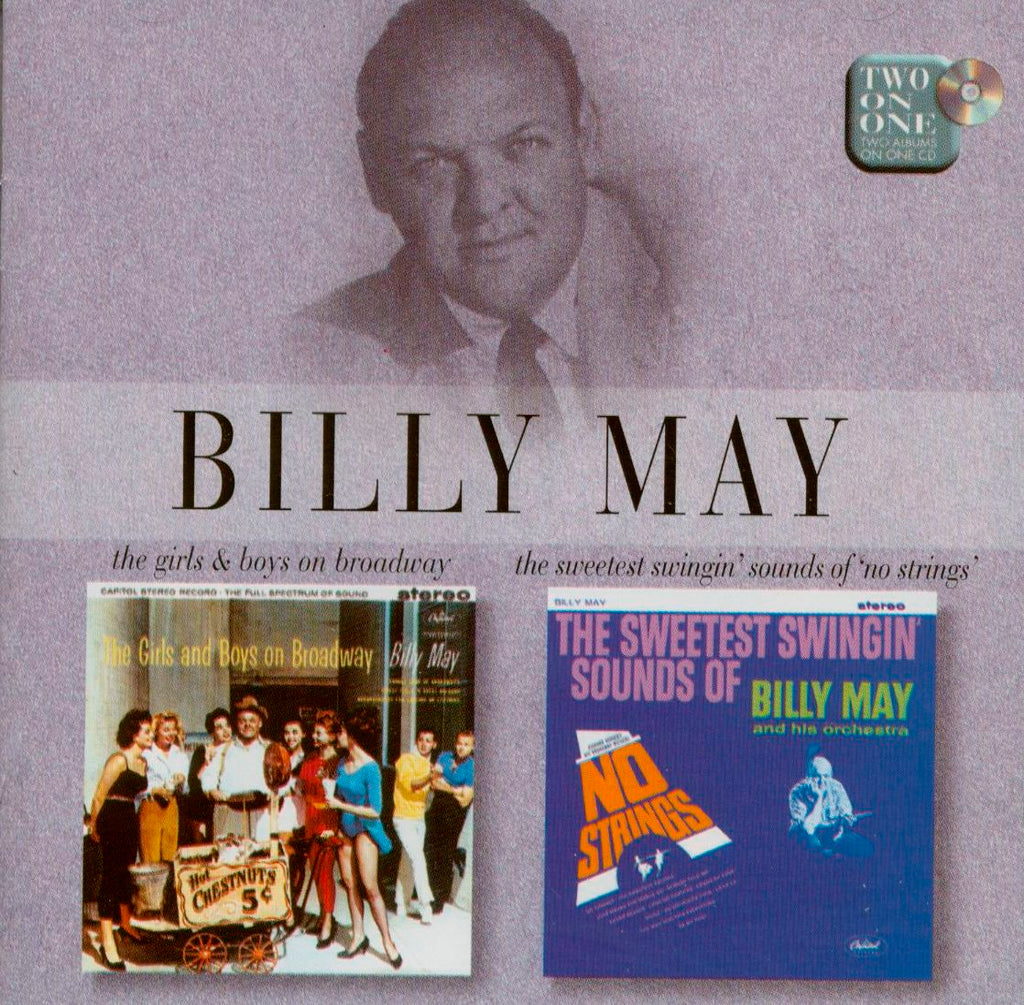 Billy May - Girls & Boys on Broadway / Sweetest Swinging Sounds of Billy May-CDs-Palm Beach Bookery