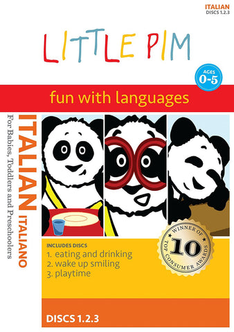 LITTLE PIM Fun With Linguistics - Learn Italian Volume I-DVDs & Blu-ray Discs-Palm Beach Bookery