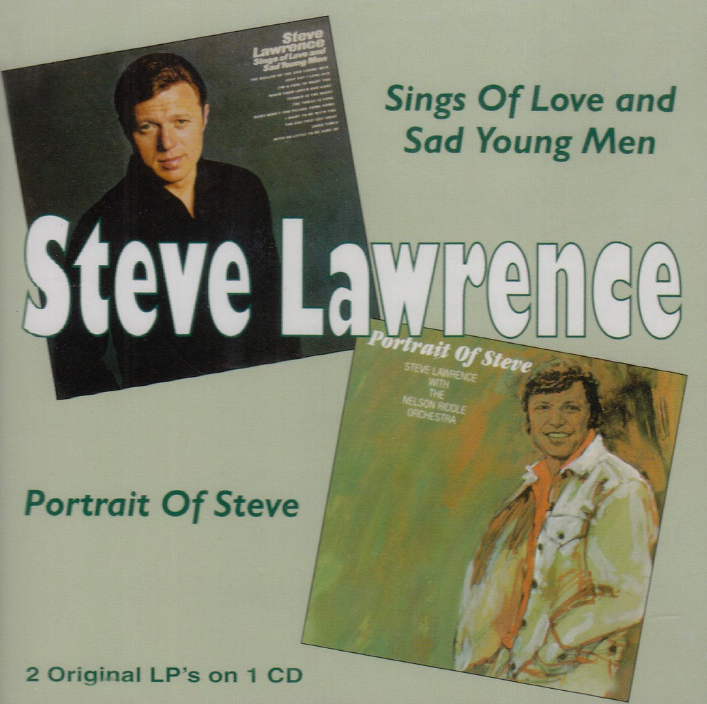 Steve Lawrence - Sings of Love / Sad Young Men/Portrait of Steve-CDs-Palm Beach Bookery