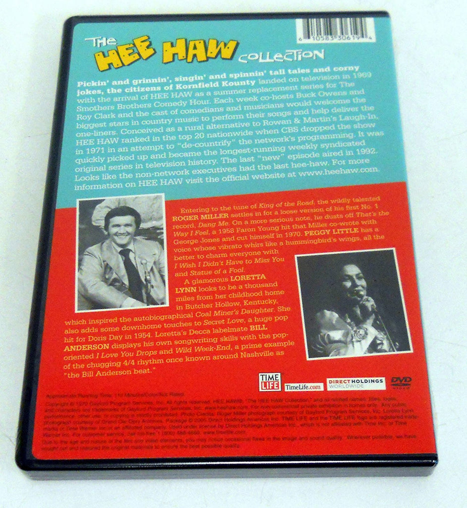 The Hee Haw Collection - Episodes 45 & 48 (Loretta Lynn, Roger Miller, Bill Anderson, Peggy Little)-DVD-Palm Beach Bookery