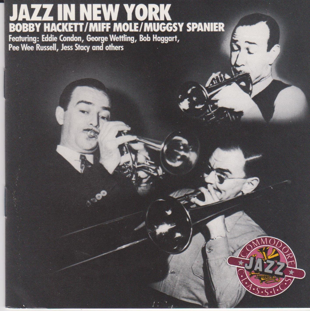 Bobby Hackett, Miff Mole, Muggsy Spanner - Jazz in New York-CDs-Palm Beach Bookery