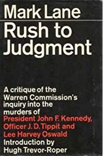 Rush To Judgement By: Mark Lane-Books-Palm Beach Bookery