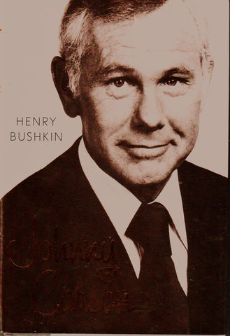 JOHNNY CARSON By: Henry Bushkin-Book-Palm Beach Bookery