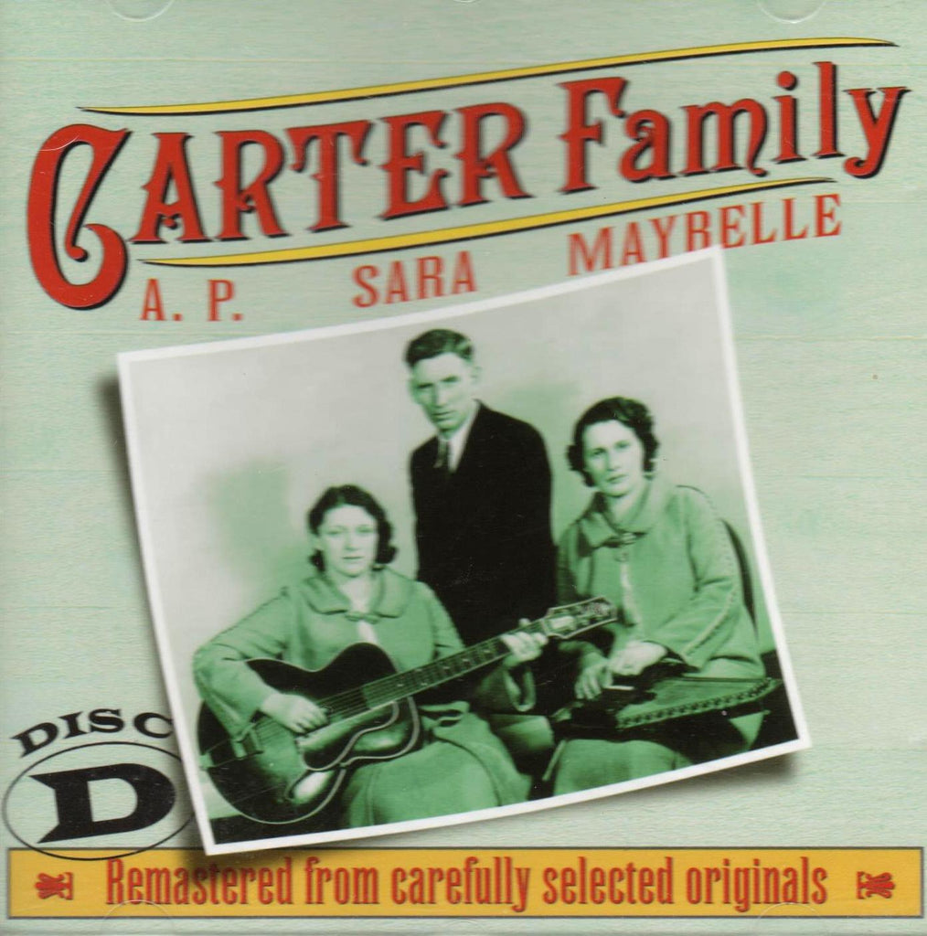 Carter Family - The Carter Family 1927 - 1934 Disc D-CDs-Palm Beach Bookery