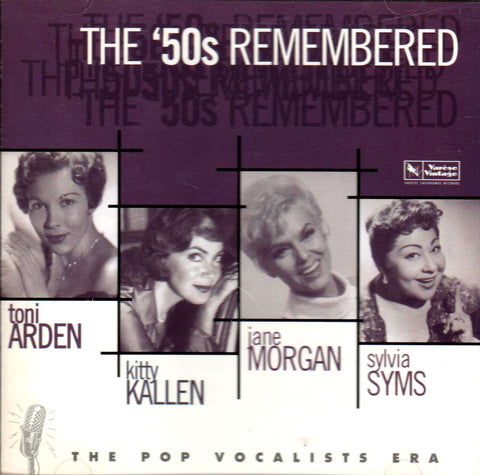Various Artists - The '50s Remembered, The Pop Vocalists Era: Toni Arden, Kitty Kallen, Jane Morgan, Sylvia Syms-CDs-Palm Beach Bookery