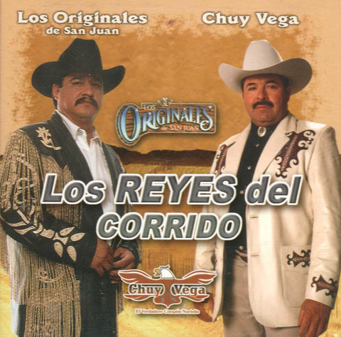 Los Originales De San Juan & Chuy Vega Los Reyes Del Corrido - Los Reyes Del Corrido-CDs-Palm Beach Bookery