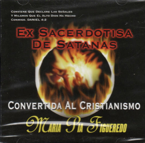 Maria Pia Figueredo - Ex Sacerdotisa De Satana - Convertida Al Cristianismo (Spanish)-CDs-Palm Beach Bookery