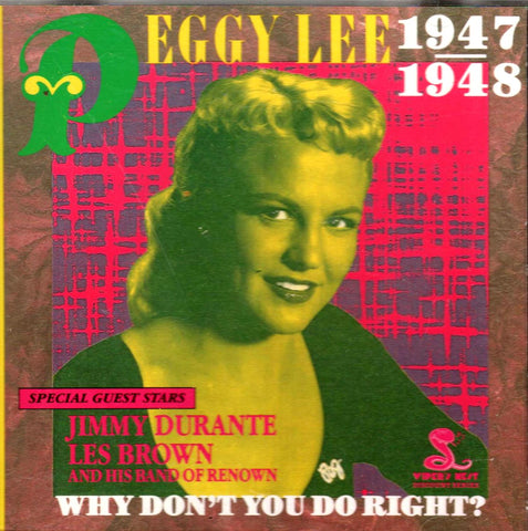 Peggy Lee - Peggy Lee , 1947 - 1948-CDs-Palm Beach Bookery