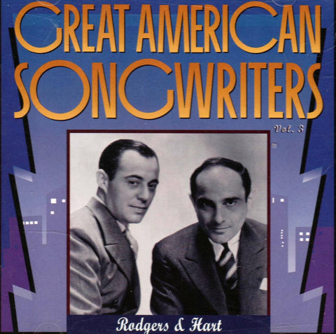 Rodgers & Hart - Great American Songwriters Vol. 3-CDs-Palm Beach Bookery