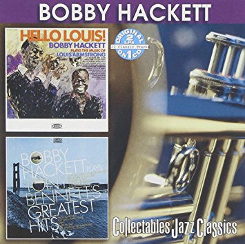 Bobby Hackett - Hello Louis! / Bobby Hackett Plays Tony Bennett's Greatest Hits-CDs-Palm Beach Bookery