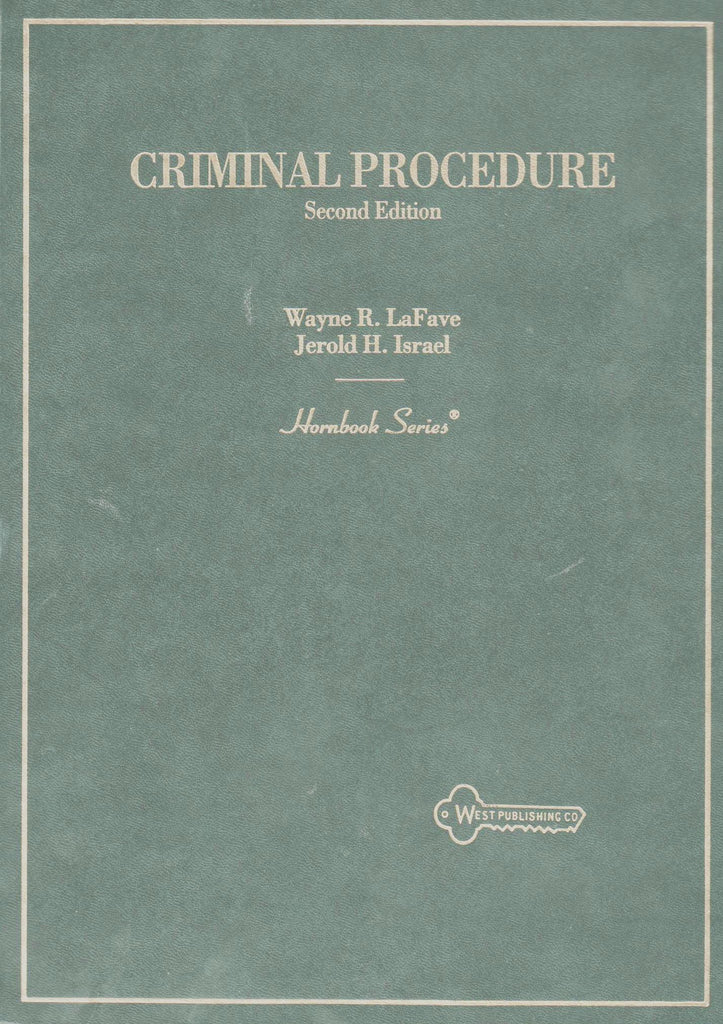 Hornbook on Criminal Procedure, 2nd-Book-Palm Beach Bookery