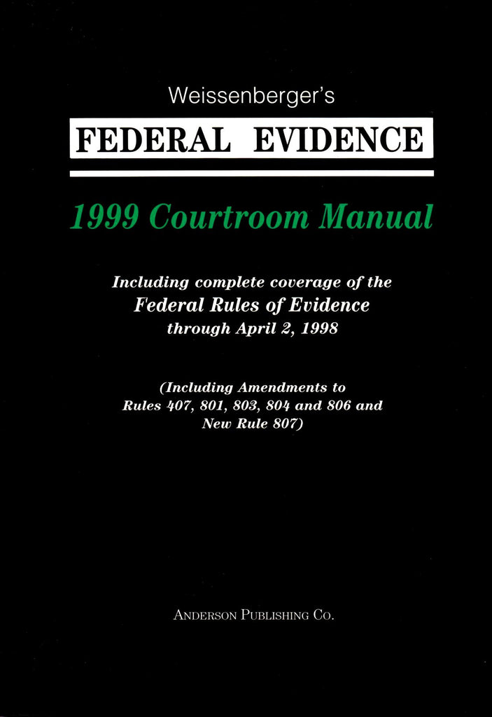 Federal Evidence Courtroom Manual-Book-Palm Beach Bookery
