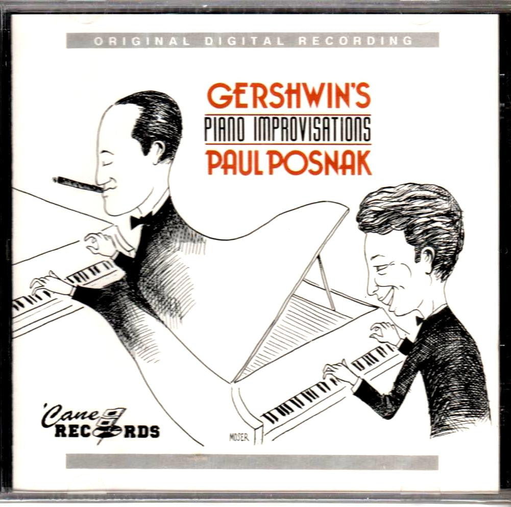 Paul Posnak - Gershwin's Piano Improvisations-CDs-Palm Beach Bookery
